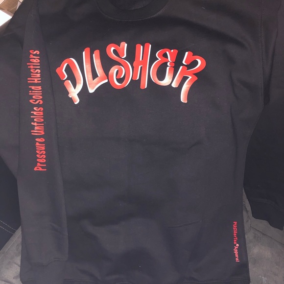 PUSHerTee Hoodies AirBending College Crew Tyedyed - Picture 5 of 8